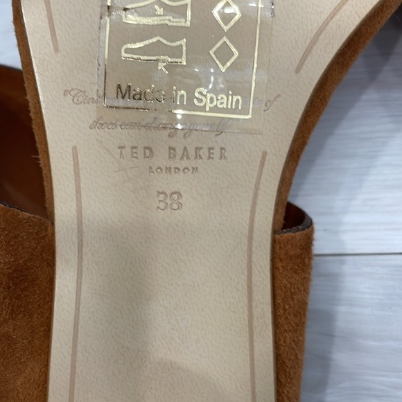 Ted Baker Azmara Suede Block Heel Sandals - Picture 11 of 16